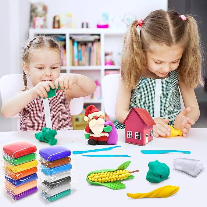 ESSENSON Air Dry Clay 50 Colors, Modeling Clay - Image 5