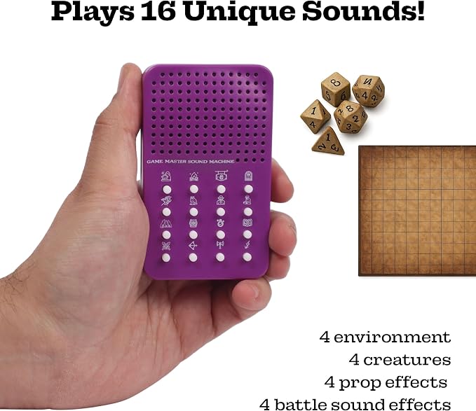 Game Master Noisemaker with 16 Sounds, Fantasy Sound Machine - Image 3