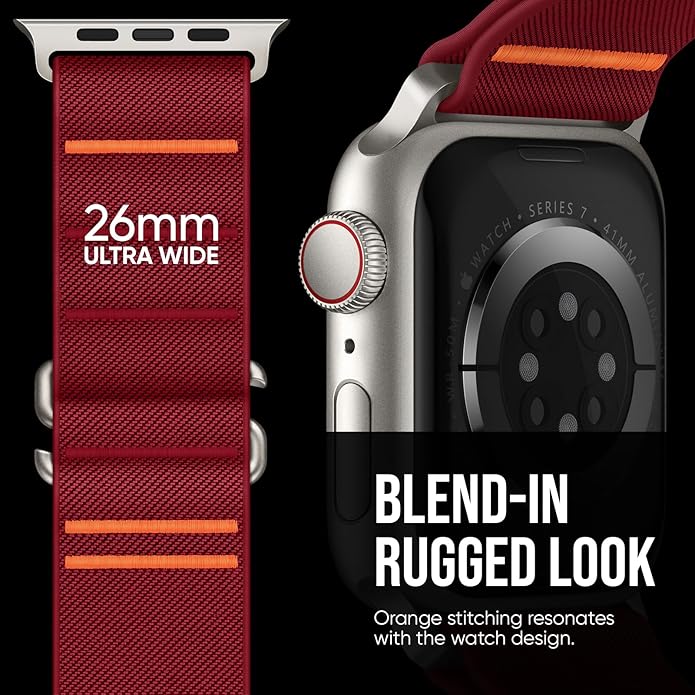 Suitisbest Sport Bands Compatible with Apple Watch Ultra Band 49mm 46mm 45mm 44mm 42mm 38mm 40mm 41mm Men Women, Stretchy Nylon Sport Loop Strap with S-Hook for iWatch Series 10 Ultra SE 9 8 7 6 5 4 3