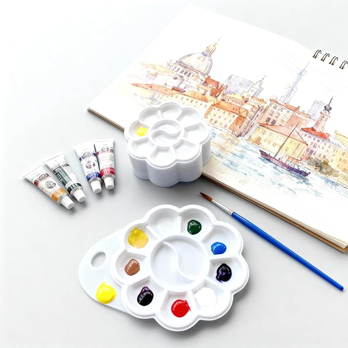 Paint Palettes, One Time Use Plastic, Paint Holder, DIY Craft Class - Image 2