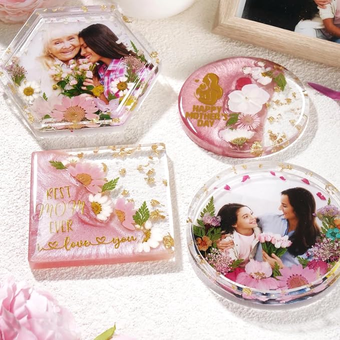 LET'S RESIN 16oz Epoxy Resin Coaster Kit - Image 2