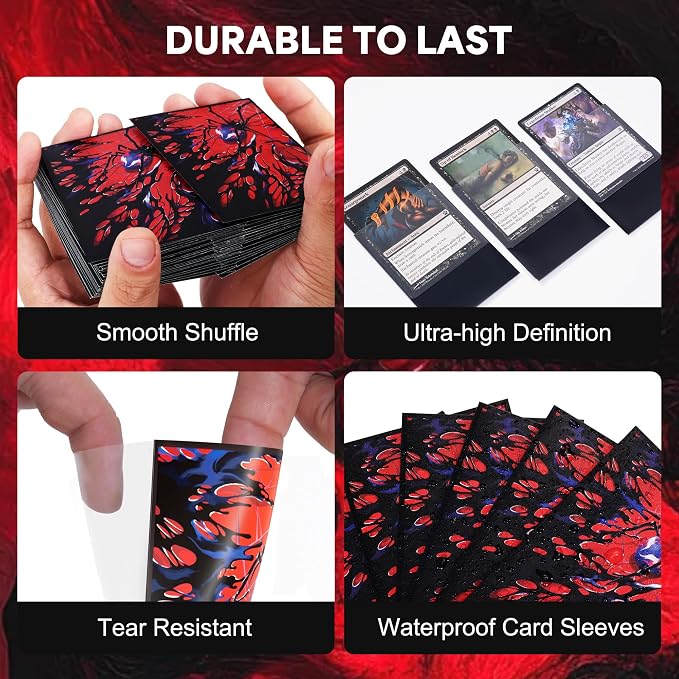 Kabinka MTG Card Sleeves -Spider 100 Standard Size Pack Clear Front & Matte - Image 5