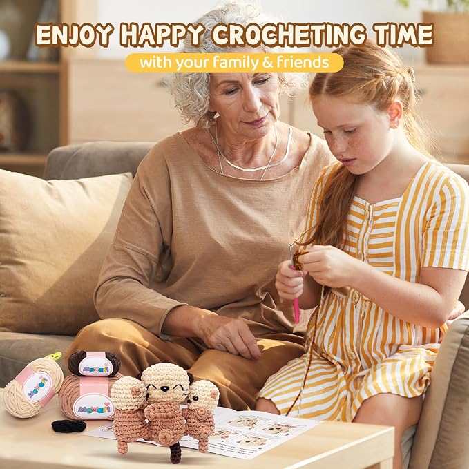 Mewaii Crochet Kit for Beginners Level 1 - Image 5
