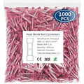 1000 Pcs Red Heat Shrink Butt Connectors, AWG 22-16 Marine Grade Wire Connectors, Insulated Watertight Electrical Connectors for Marine, Cable, Automotive, Industrial, Home