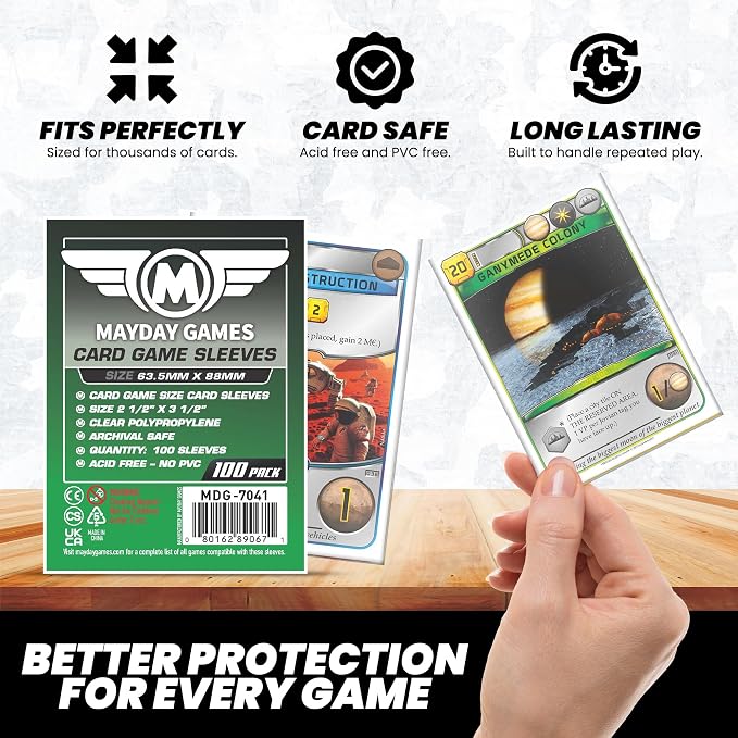 Mayday Games Dead of Winter Game Accessory- Standard Card Sleeve Bundle - Image 5
