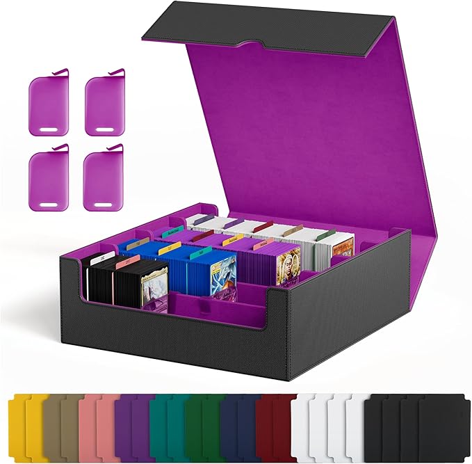 UAONO Trading Card Storage Box, Holds 2400 Sleeved Cards by UAONO