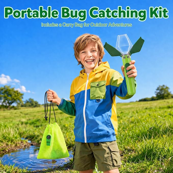 Kiditos Bug Catcher Kit for Kids, Outdoor Explorer STEM Toy - Image 7