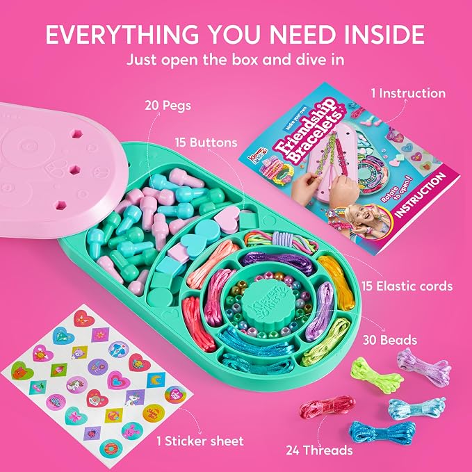JOVA Klever Kits Friendship Bracelet Making Kit, Arts and Crafts - Image 6