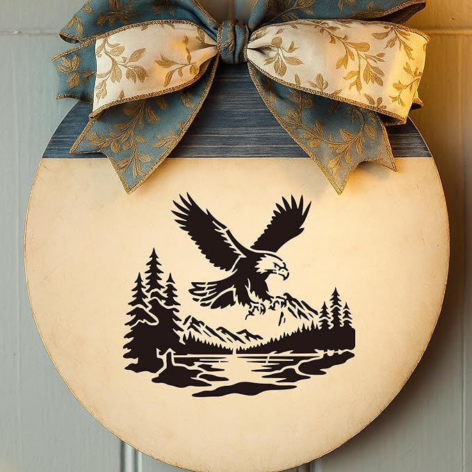 INFUNLY 6Pcs Eagles Painting Stencil - Image 5