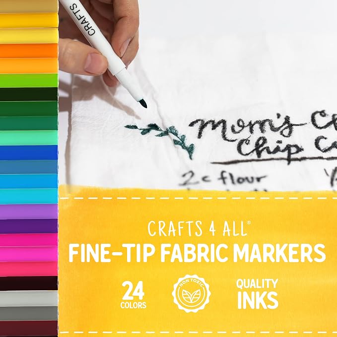 Crafts 4 All Fabric Pens for Clothes - Image 3