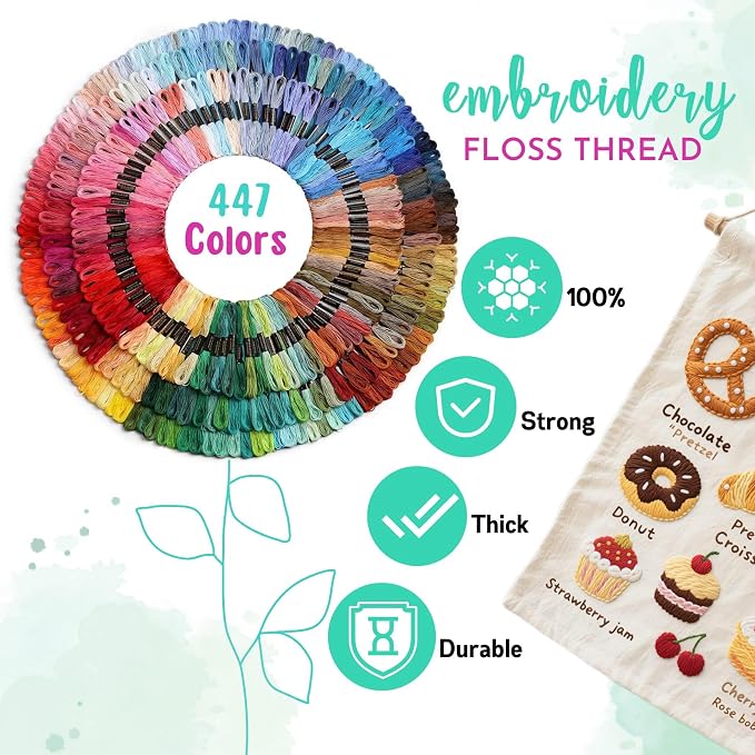 Athena’s Elements Embroidery Floss | Rainbow Thread - Image 5