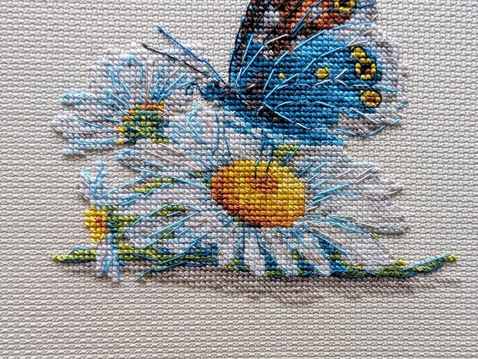 RIOLIS - Fragile Beauty 2220, Floral Cross Stitch Kits 6"x 6", Cross Stitch Kits - Image 4