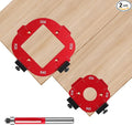 2 PCS Router Corner Radius Templates, Arc Templates with Edge Trimmer for Woodworking, Precise Woodworking Router Jigs and Templates, R10 R15 R20 R25 R30 R35 R40 R50