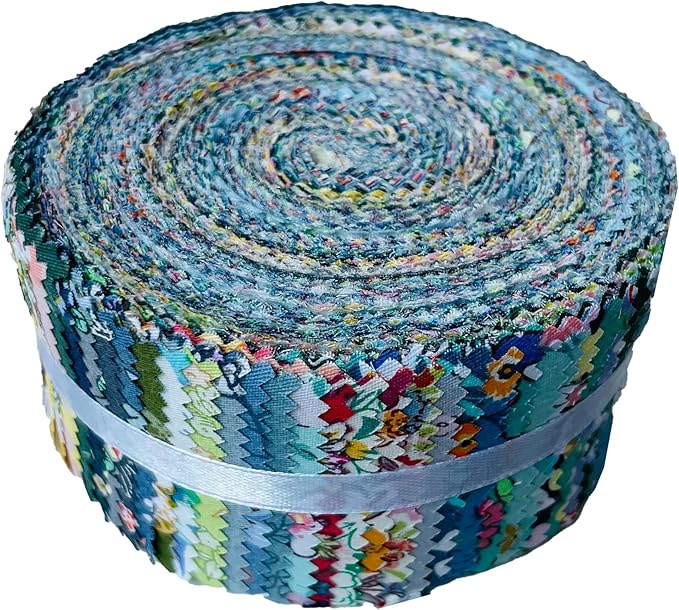 40 Strip Jelly Roll Fabric Strips - Image 3