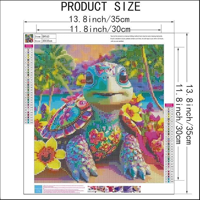 SHICERNHJ Sea Turtle 5D Diamond Painting - Image 5