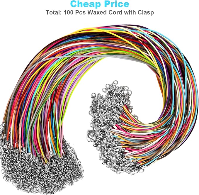 100Pcs Leather Necklace Cord - Image 2