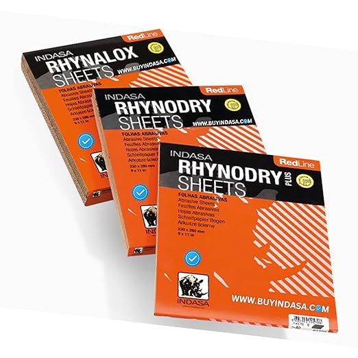 Buy Indasa Red Line Rhynodry Heavy Duty Sanding Sheets, 5 Series (5-1500)