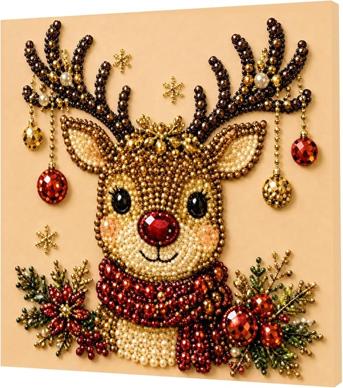 POETRYDRAW Christmas Decor Penguin Pearl Art Kit - Image 2