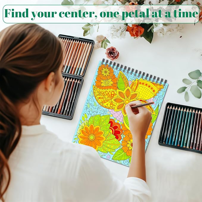 Kalysky Mandala Adult Coloring Book Set - Image 9