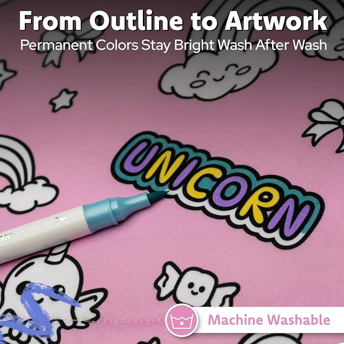 Craftikit Unicorn Coloring Blanket - Image 4