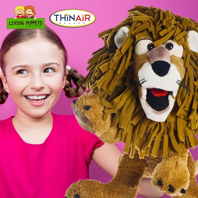 Living Puppets 17-Inch Lion Hand Puppet - Image 7