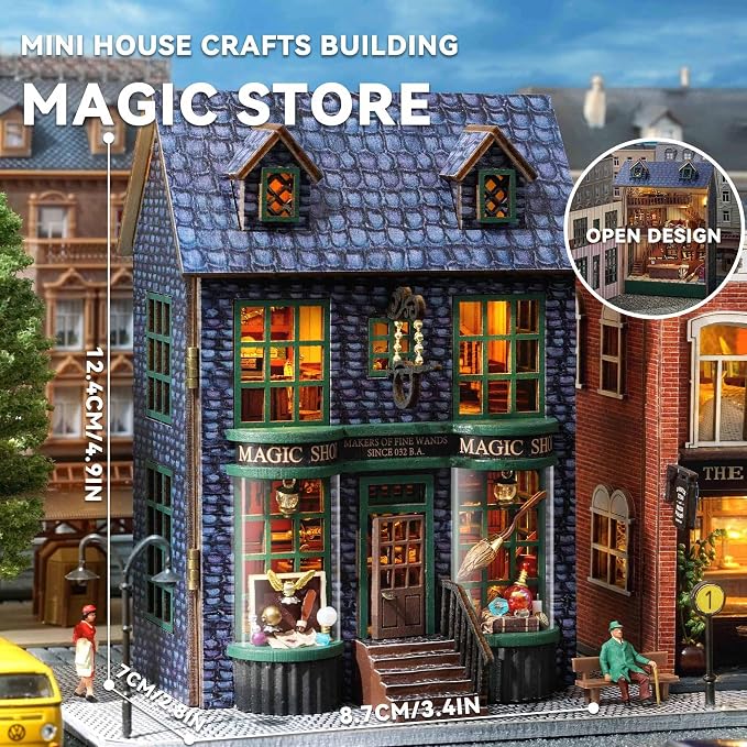 Flever Dollhouse Miniature DIY House Kit Creative Room - Image 2