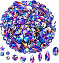 1000 Pcs Crystal AB Colorful Jewels Gems by KDCQAH