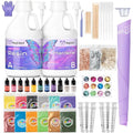 HeyClear 68 oz Epoxy Resin Kit Crystal Clear, Hard 2 Part Epoxy and Hardener by HeyClearResin