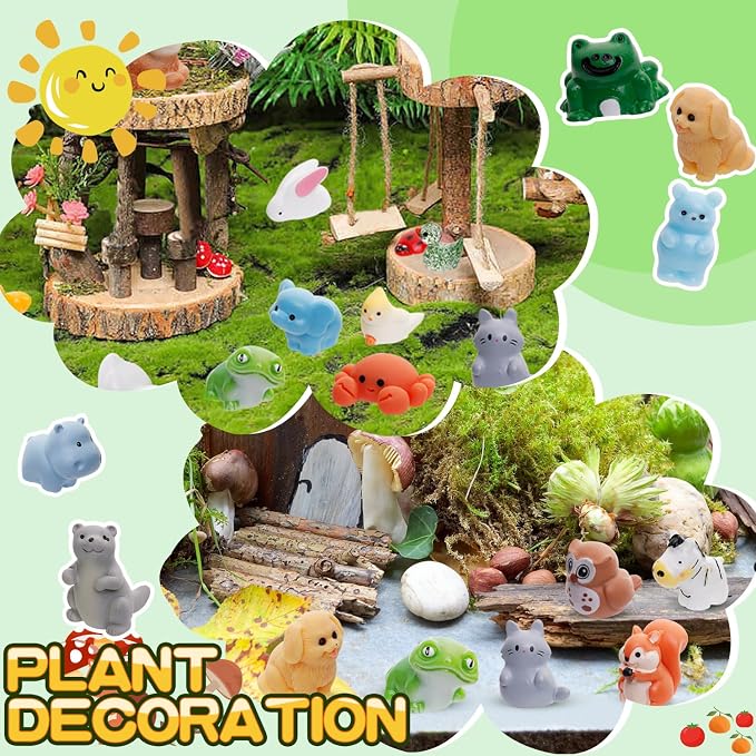 80 Pcs Mini Resin Animals 80 Styles Resin Animals Figurines Bulk - Image 6