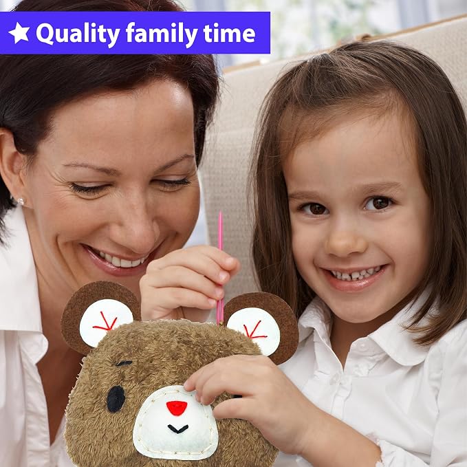 KRAFUN Teddy Bear Sewing Kit for Kids Ages 8-12 - Image 5