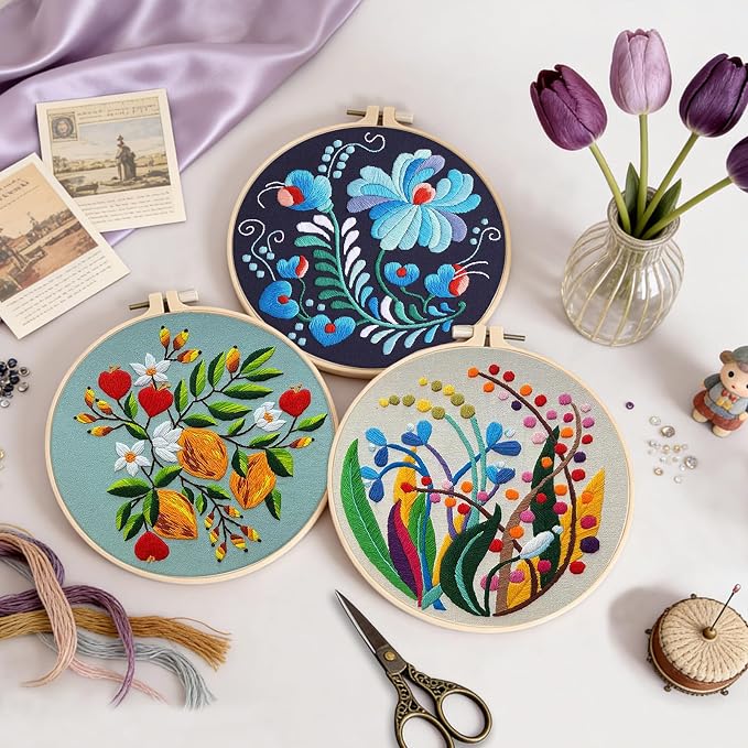 Uniartfy 3 Pack Embroidery Starter Kit - Image 5
