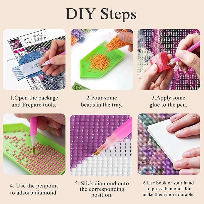 CHWGLFGG 5D Full Round Drill Diamond Painting Kit - Image 8