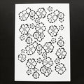TIAMECH A4 Reusable Plum Cherry Stencil by TIAMECH