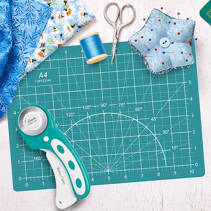 39 Pcs Rotary Cutter Set- Quilting Kit incl. 45mm Fabric Cutter - Image 7