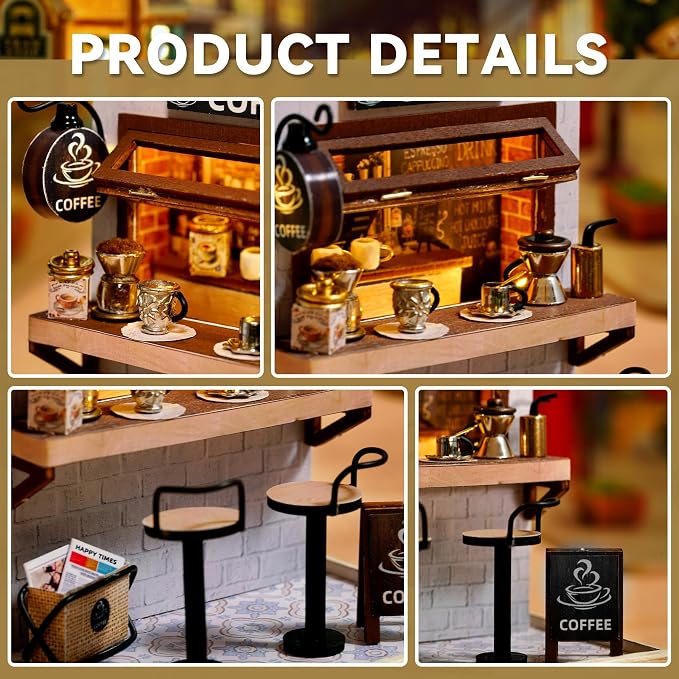 Flever Dollhouse Miniature DIY House Kit Creative Room - Image 3
