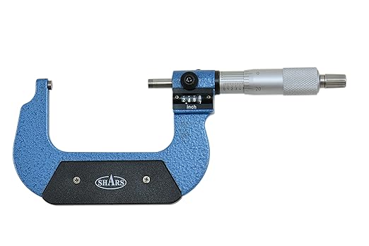 Shars 2-3" Digit-Outside Micrometer, .0001" Graduation 303-2405 P)