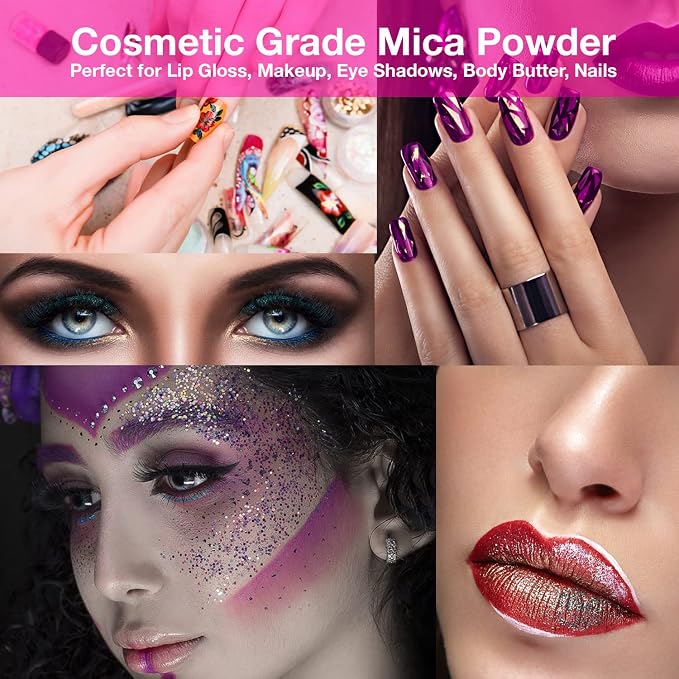 BALTIC DAY - Mica Powder, 75 Colors - 5 Chameleon Mica Powder - Image 7