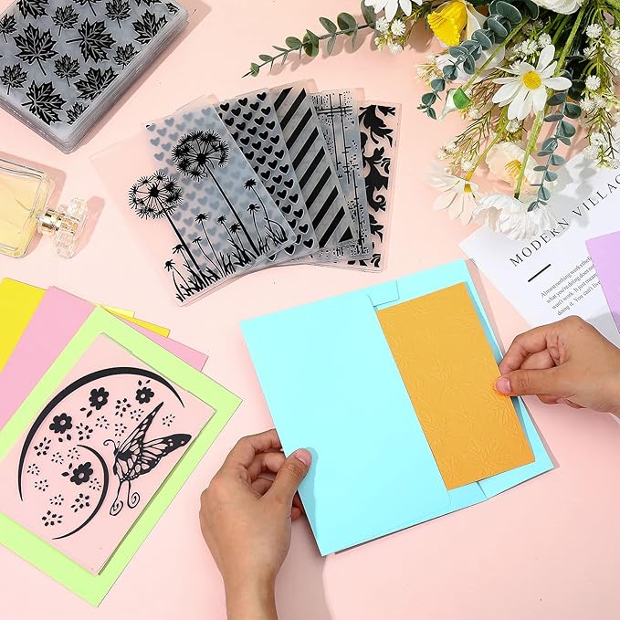 Mumufy 20 Pcs Embossing Folders - Image 6