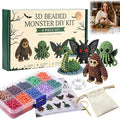 Kanroadi 3D Beaded Animal Kit, Beaded Animal Kit, Cute Animal Beading Craft Set by Kanroadi