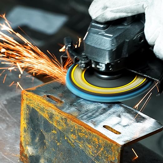 TOLESA Flap Discs 4 1/2 for Angle Grinder, 40 Grit Type 29 Zirconia Grinding Disc for Stainless Steel, Sheet Metal, Cast Iron (24 Pack)