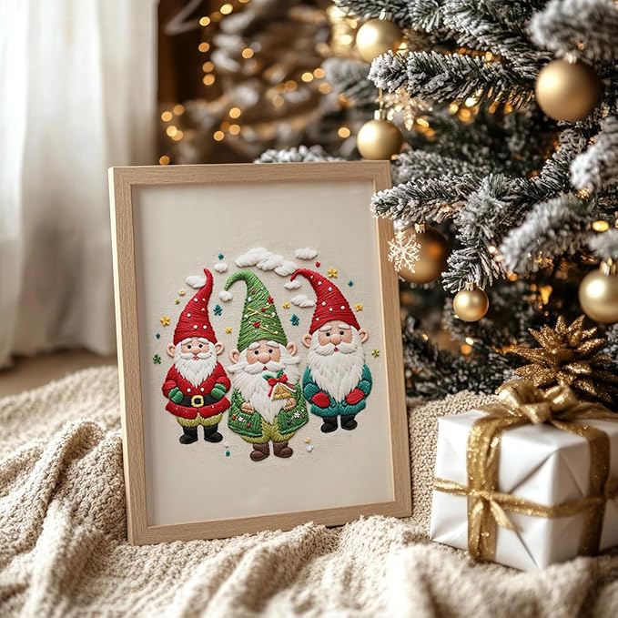 COCOMOX Christmas Embroidery Kit - Image 4