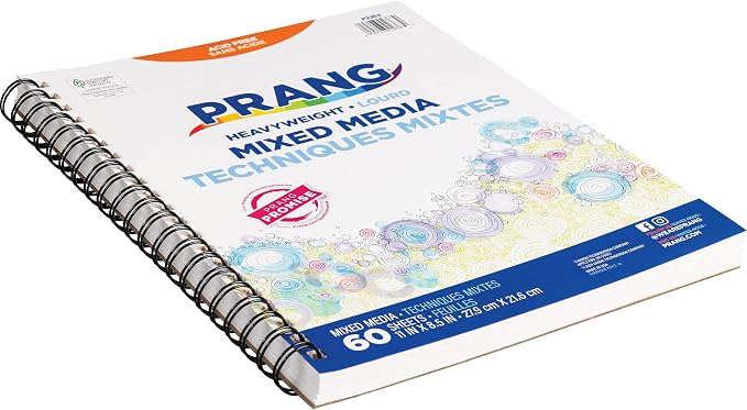 Prang Mixed Media Journal, Heavyweight, 8.5" x 11", 60 Sheets - Image 2