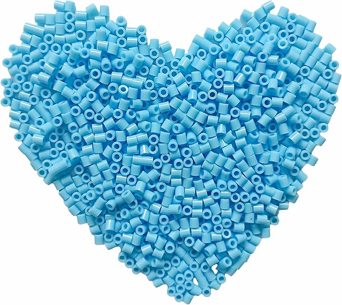 1000Pcs Fuse Beads - 5mm Light Blue Melting Beads by Yowamho