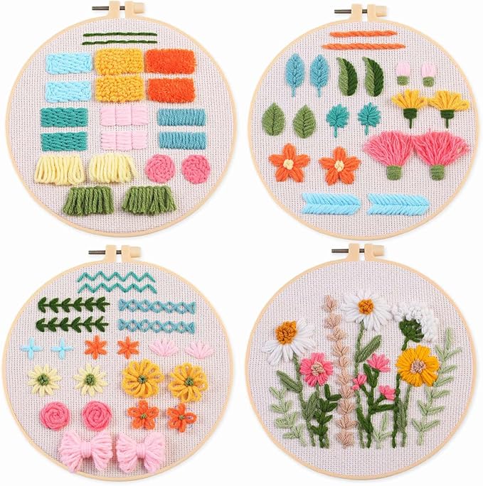Myfelicity Punch nedle kit, Punch Needle Kits Adults Beginner, Learn Various by Myfelicityembroiderykit