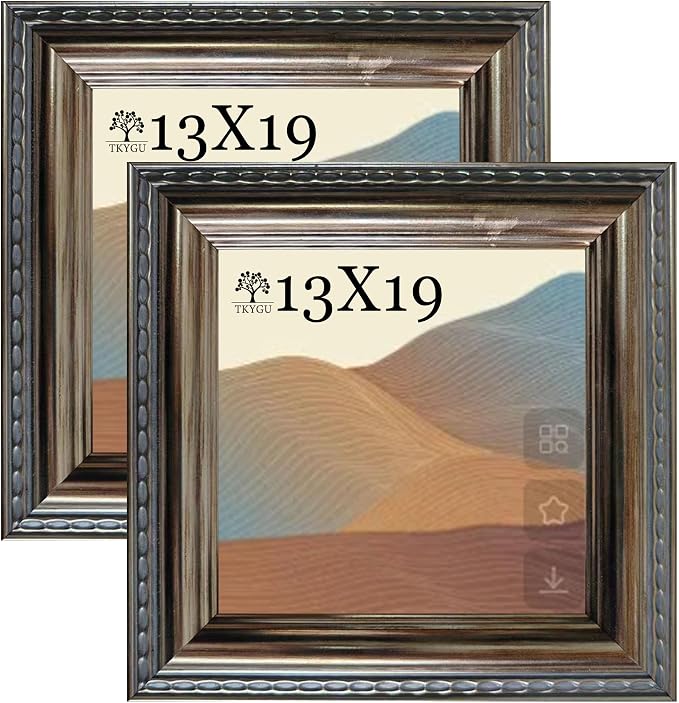 8x8 Picture Frame 4 set Ornate Vintage Picture Frames Gold - Image 6