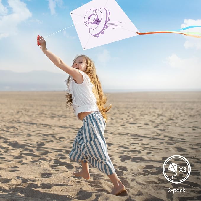 SYNCFUN 6 Packs DIY Kites for Kids - Image 2
