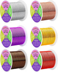 Mandala Crafts 8 GA Purple Brown Red Assorted Anodized Aluminum Craft Wire | by MandalaCrafts