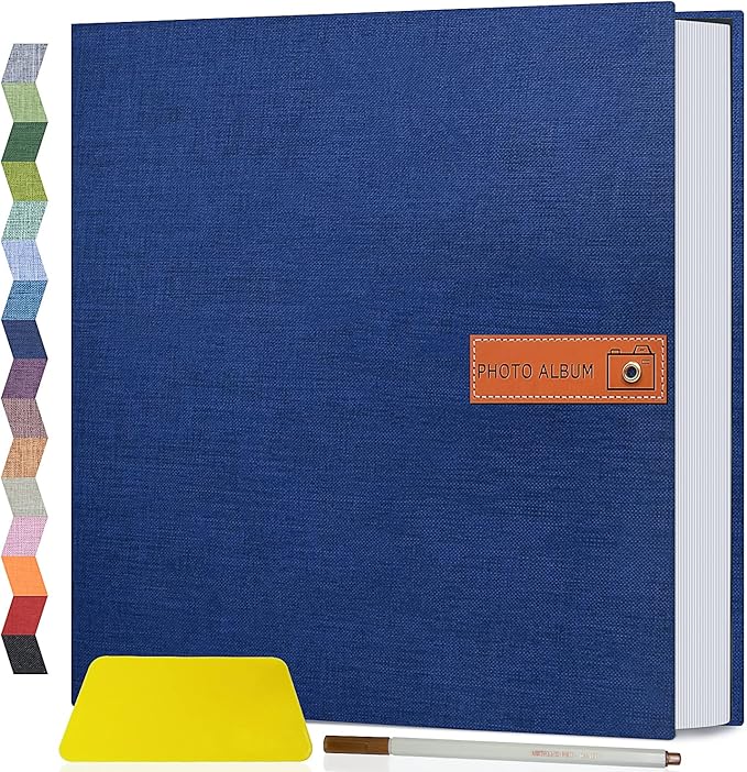 Popotop Large Photo Album Self Adhesive 4x6 5x7 8x10 Scrapbook Album DIY by Popotop