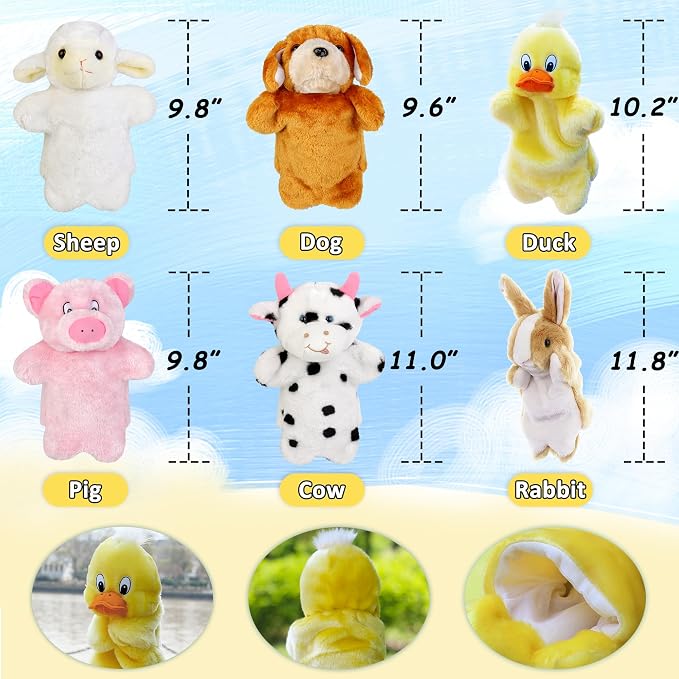 RIY Hand Puppets for Kids - Image 2