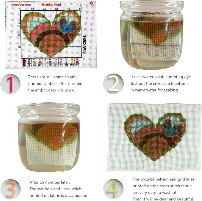 Tree of Life Cross Stitch Kits for Adults Beginner, Butterfly Counted Cross - Image 7